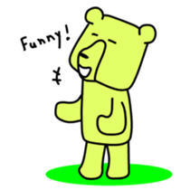 Wood bear sticker #7871805