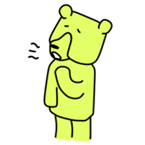 Wood bear sticker #7871808