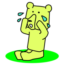 Wood bear sticker #7871817