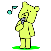 Wood bear sticker #7871820