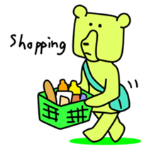 Wood bear sticker #7871826