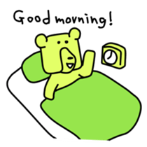 Wood bear sticker #7871828