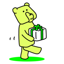 Wood bear sticker #7871831