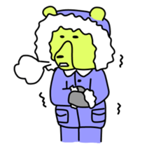 Wood bear sticker #7871834