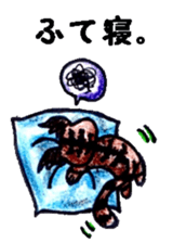 The coloring pencil pretty cat sticker #7871898