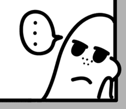 Talk with ghost sticker #7872131