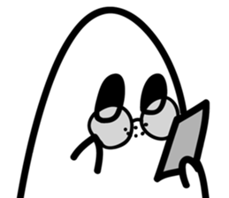 Talk with ghost sticker #7872134