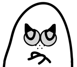 Talk with ghost sticker #7872141