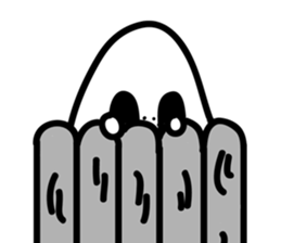 Talk with ghost sticker #7872151