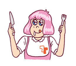 Upbeat Girl Moco sticker #7872317