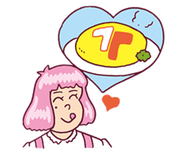 Upbeat Girl Moco sticker #7872318