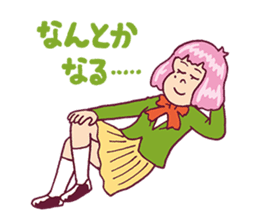 Upbeat Girl Moco sticker #7872323