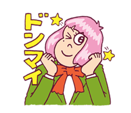 Upbeat Girl Moco sticker #7872324