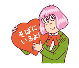 Upbeat Girl Moco sticker #7872325