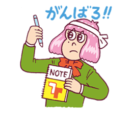 Upbeat Girl Moco sticker #7872329