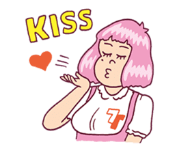 Upbeat Girl Moco sticker #7872332