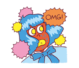 Upbeat Girl Moco sticker #7872334