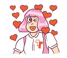 Upbeat Girl Moco sticker #7872335