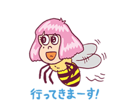 Upbeat Girl Moco sticker #7872338