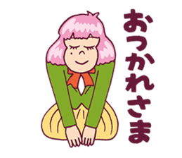 Upbeat Girl Moco sticker #7872340