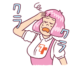 Upbeat Girl Moco sticker #7872343