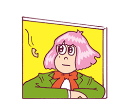 Upbeat Girl Moco sticker #7872352