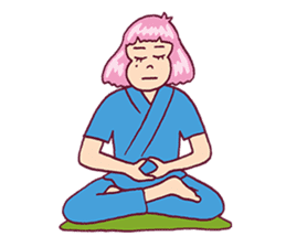 Upbeat Girl Moco sticker #7872354