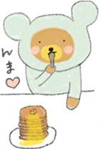 bear hoodie3 sticker #7872380