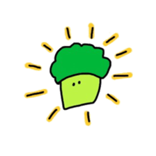 broccoli boy sticker #7872405