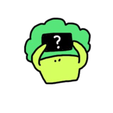 broccoli boy sticker #7872408
