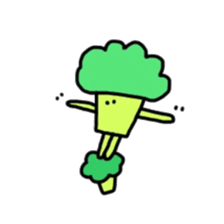 broccoli boy sticker #7872411