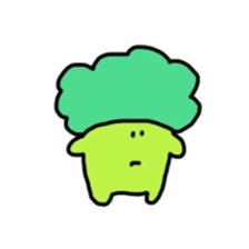 broccoli boy sticker #7872413