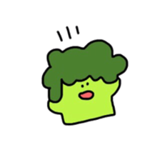broccoli boy sticker #7872415