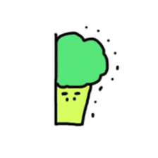 broccoli boy sticker #7872416