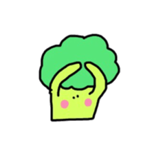 broccoli boy sticker #7872418