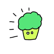 broccoli boy sticker #7872421