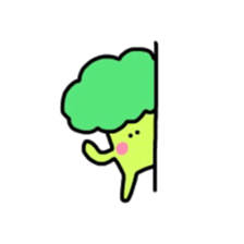 broccoli boy sticker #7872423