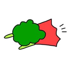 broccoli boy sticker #7872427