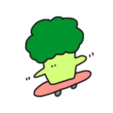 broccoli boy sticker #7872431