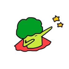 broccoli boy sticker #7872434