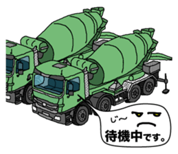 Heavy Equipment and Construction site.01 sticker #7872480