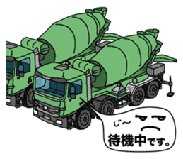 Heavy Equipment and Construction site.01 sticker #7872480