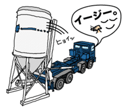 Heavy Equipment and Construction site.01 sticker #7872508