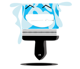 Brush sticker #7872860