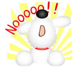 White dog Chiro sticker #7873078