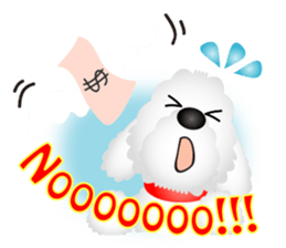 White dog Chiro sticker #7873090