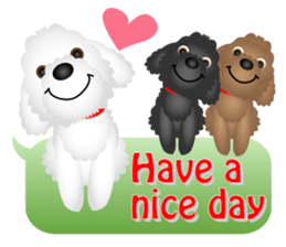 White dog Chiro sticker #7873097