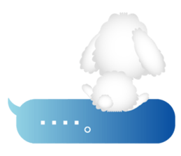 White dog Chiro sticker #7873102