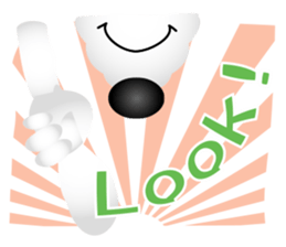 White dog Chiro sticker #7873104