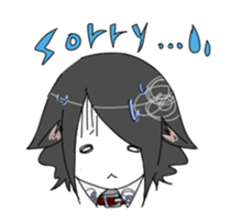 Love owner cat boy sticker #7874129